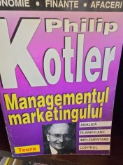 MANAGEMENTUL MARKETINGULUI - PHILIP KOTLER