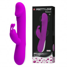 Vibrator cu masaj clitoridian 30 de moduri 21cm sex