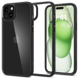 Cumpara ieftin Husa pentru iPhone 15 Plus, Spigen Ultra Hybrid, Matte Black