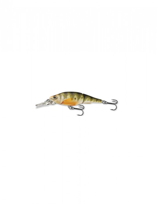 Vobler Live Target Yellow Perch Jointed M, Natural/Matte, 7.3cm, 11g