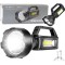 Lanterna de lucru LED COB, 4 moduri, cablu USB, negru, Lean 27715