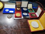 Lot vintage de 9 medalii