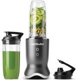 Blender Nutribullet Ultra NB1206DGCC, 0C22300099, 1200 W, 1 viteza si functie Pulse, cupa 0.7l, cupa 0.9l, 4 accesorii, gri inchis/ argintiu