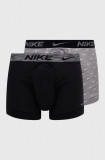 Nike boxeri (2-pack) barbati, culoarea gri