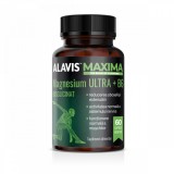 Magneziu bisglicinat Ultra +B6, 60 capsule vegetale, Alavis Maxima