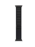 Curea smartwatch, THD, Alpine Loop, compatibila Apple Watch Ultra3 49 mm, Apple Watch 46 mm seria 11, Apple Watch SE3, catarama neagra, negru dark