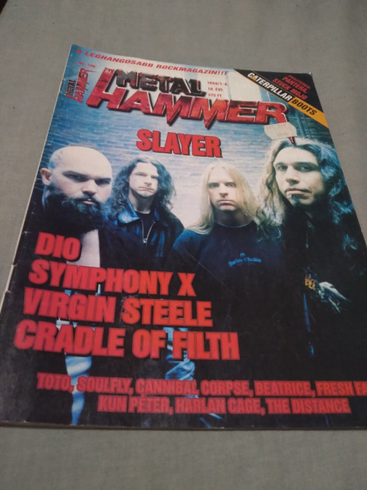 REVISTA METAL HAMMER NR.106 +POSTER