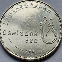 Monedă 50 Forint 2018 Ungaria, Year of the Family, Aunc