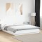 vidaXL Cadru de pat cu lumini LED, alb, 150x200 cm, lemn prelucrat 3281091