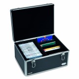 Cufar aluminiu CARGO MULTI XL negru pentru carti postale/seturi