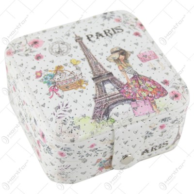 Cutie bijuterii, Cufar Vinilin 12&amp;times;12 CM foto