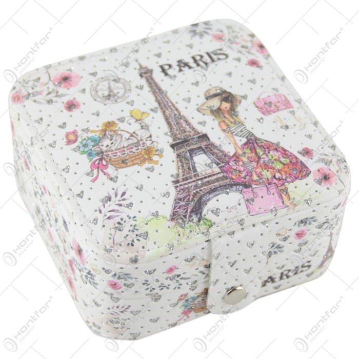 Cutie bijuterii, Cufar Vinilin 12&times;12 CM