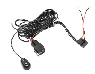 Cablaj Dublu Cu Buton, Releu Si Siguranta Pentru Proiectoare LED BAR 12V 40A 4 Metri foto