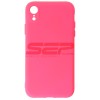 Husa Silicon iPhone XR Fuchsia - High Copy, Protectie Premium