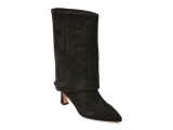 Cizme elegante EPICA negre, 2333F, din piele intoarsa