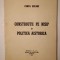 Pamfil Șeicaru (dedicație/ autograf) - Construcții pe nisip. Politica aistorică (Madrid, 1972)