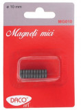 Magneti mici negri, 10 mm, set 10 bucati, Daco Art