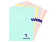 Caiet capsat Matematica A4,48 file,Colectia Mimesys Pastel,Clairefontaine