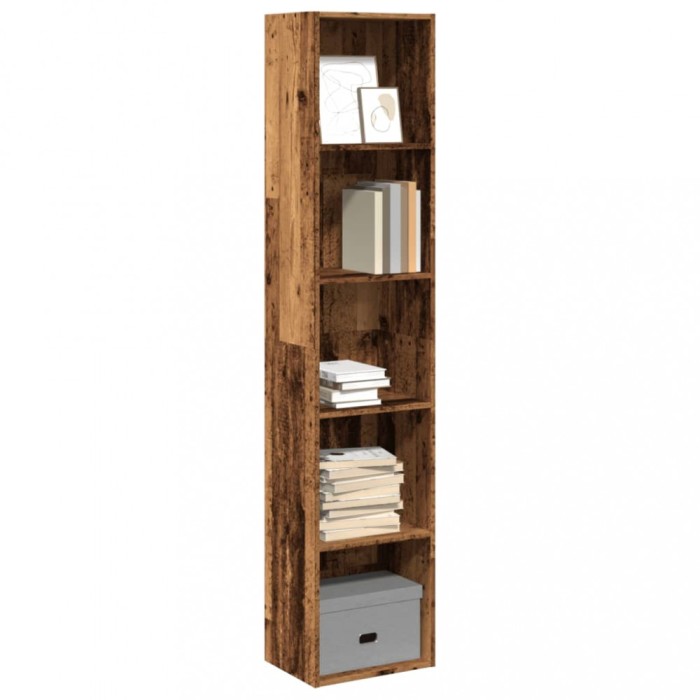 vidaXL Bibliotecă, lemn vechi, 40x30x189 cm, lemn prelucrat 857892