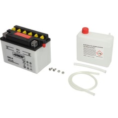 Acumulator Acid/Incarcare uscata cu acid/Pornire (vinzari limitate catre consumatori) 4 RIDE 12V 4Ah 56A R+ Cu intretinere electrolit inclus 121x71x93