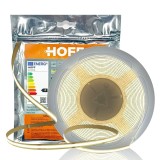 Banda LED dublu-adeziva pentru interior Hoff COB, 24 V, 36 W, 3000 lm, lumina rece, 5 m, IP20