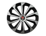 Cumpara ieftin Set 4 capace roti Fame Gri-Negru cu inel R16, pentru gama auto Range Rover, Autohelix MSA