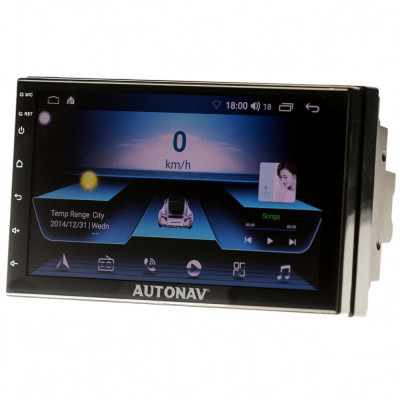 Navigatie Auto Universala Android AUTONAV ECO GPS, Display IPS 7&amp;quot; Full-Touch, WiFi, 2 x USB, Bluetooth 4.0, CPU Quad-Core 4 * 1.3GHz, 4 * 50W Audio, I foto