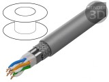 Cablu Ethernet Industrial HELUKAT 200 SF/UTP Cat5e 4x2x24AWG