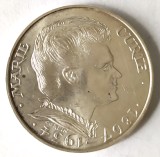 FRANTA 100 FRANCI 1984 MARIE CURIE ARGINT AUNC 900 1000 15 G, Europa