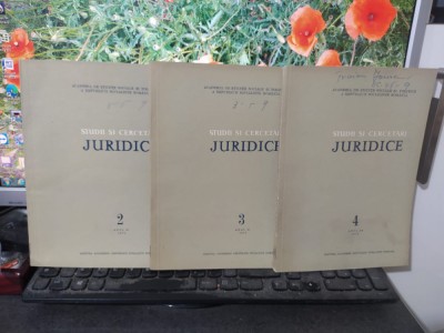 Studii și cercetșri juridice 1975, București, numerele 2, 3, 4, 107 foto