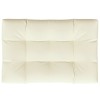 Perna pentru paleti, crem, 120x80x12 cm, material textil
