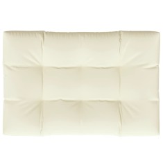 Perna pentru paleti, crem, 120x80x12 cm, material textil