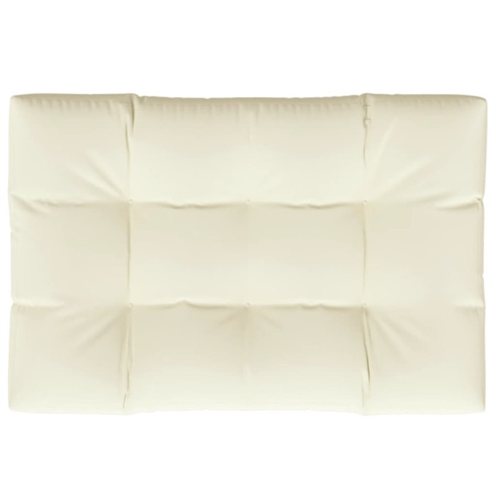 Perna pentru paleti, crem, 120x80x12 cm, material textil