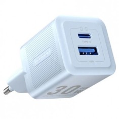 INCARCATOR retea Vention 30W, 1 x USB Type-C, 1 x USB, 5V/3A, PD 3.0, QC 3.0, QC 4.0, albastru, &amp;quot;FEQL0-EU&amp;quot; (timbru verde 0.18 lei) - 6922794