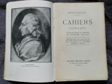 Cahiers (1716-1755) Montesquieu - Editie 1941, Bernard Grasset, Andre Masson - Carte Filosofie