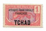 Ciad - Leopard - Panthera pardus, supratipar, 1924 - 1 C, neobliterat