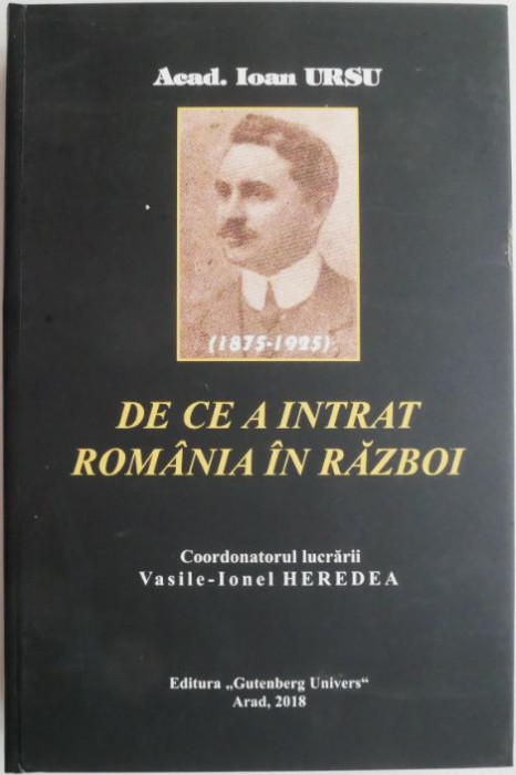 De ce a intrat Romania in razboi &ndash; Ioan Ursu