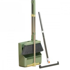 Set Matura si Faras cu coada si Teu, pentru praf si apa, cu Dinti de Pieptene pentru Curatare , rotativ, pliabil, detasabil, Otel inoxidabil si Polipr