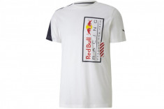 Tricou Puma Red Bull Racing Logo Tee 596221-03 alb foto