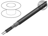 Cablu electric flexibil 3x1,5mm2 negru