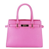 Cumpara ieftin Geanta medie roz bonbon din piele naturala B-1727 122