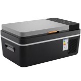 Outsunny Frigider cu compresor 20L -20℃-20℃ Frigider electric cu control prin aplicație Iluminare LED Port USB Protecție baterie | Aosom Romania