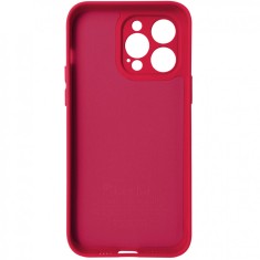 Husa silicon TPU Matte rosie pentru Apple iPhone 14 Pro Max foto