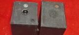 2 Aparate Foto BOX. pt. decor colectie panoplie ESIGN - made in london KODAK NO.120 made in canada