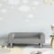 Gossi canapea pentru copii, gri deschis, 70x45x26,5 cm, catifea