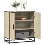VidaXL Dulap, stejar sonoma, 68x35x76 cm, lemn prelucrat și metal 848965