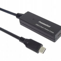 Cablu prelungitor activ USB 3.2 Gen1 type C T-M 5m, ku31rep5