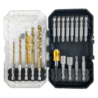 Set burghie PROCRAFT DBS-18 , 18 piese, Burghie pentru metal , Chei tubulare, Biti Innovative ReliableTools foto