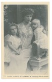 4789 - Queen MARY, Maria &amp; Princess MARIA &amp; Prince NICOLAE, Regale, Royalty, Romania - old postcard - unused