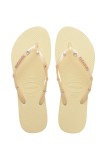 Havaianas papuci SLIM LUXURY AQUA culoarea bej, 4149965.9256